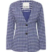 Ichi Blazer 'KATE CHECLÉ' azul / blanco