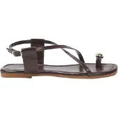 Trendyol Sandalias de dedo chocolate