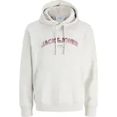 Jack & Jones Sudadera 'JJAVERY' borgoña / blanco moteado
