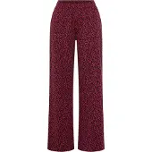 s.Oliver Pantalón de pijama burdeos / negro