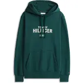 Tommy Hilfiger Sudadera esmeralda / blanco