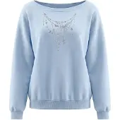 Mymo Sudadera azul claro / plata