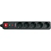 Riello Regleta con 5 enchufes y interruptor, modelo THUNDER 5002. Color: