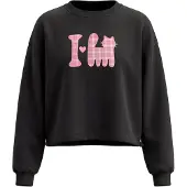 Mymo Sudadera rosa / negro / blanco