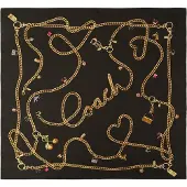 Coach Pañuelo 'Charms' oro / negro