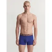 Jack & Jones Calzoncillo boxer 'JACLICHFIELD' azul / verde / rojo sangre / blanco