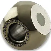 Audacious Concept Aurora Bead - Titanium - Hand Polished