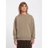 Volcom - Single Stone Pw Crew - Jerséis size S, beige