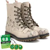 Goby Botines con cordones 'MAT146' beige