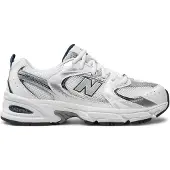 New Balance para mujer/niña. GR530V1 Zapatillas 530 (39), Blanco, Plano, Cordones, Casual, Deportivo, moda infantil, outlet 2026