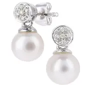 Diamant L'Eternel Pendientes plata