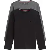 Tommy Hilfiger Underwear Camiseta gris oscuro / negro