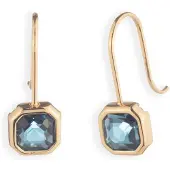 Ralph Lauren Pendientes 'DARLENE' azul cian / oro