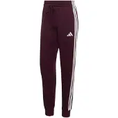 Adidas Pantalón deportivo rojo vino / blanco