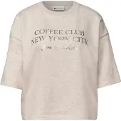 Street One Sudadera beige moteado / gris plateado