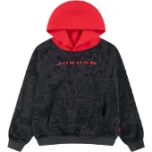 Jordan Sudadera 'BRK' antracita / gris oscuro / rojo