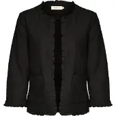 Cream Blazer 'Mellie' negro