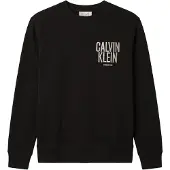 Calvin Klein Jeans Sudadera beige / negro