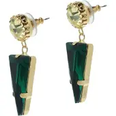 Otazu Polygon Earrings Green Talla: OS | Pendientes Outlet | Mujer | Verde