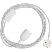 Creative Cables Portalámparas Con Cable Snakebis Twisted E14