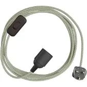 Creative Cables Portalámparas Con Cable Snakebis Shade Ready E14