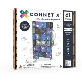 Connetix Juego De Construcción Ball Run Galaxy 61 Piezas