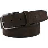 JOOP! Cinturón marrón oscuro / plata