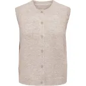 ONLY Chaleco de punto 'Onlolivia' beige claro