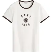 Gant Camiseta beige claro / marrón