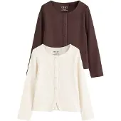 Next Cárdigan marrón / offwhite