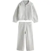Next Conjunto gris moteado