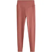 Self. Leggings marrón rojizo
