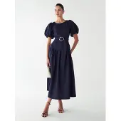 Willa Vestido 'ELONA' azul / oro