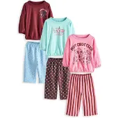 Next Pijama aqua / azul claro / marrón rojizo / rosa claro