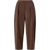 Rich & royal Pantalón plisado marrón