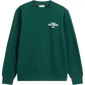 Tommy Hilfiger Sudadera '1985' esmeralda / blanco