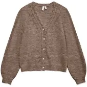 Vero Moda Cárdigan 'VMLya' beige oscuro