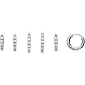 U.S. POLO ASSN. Pendientes 'Helen' plata