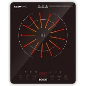 Sogo Placa De Inducción Portátil Ecook2000 30 Cm