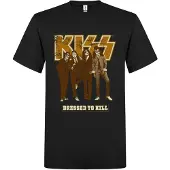 KiSS Camiseta 'Dressed To Kill' negro