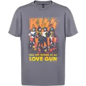 KiSS Camiseta 'Love Gun' gris