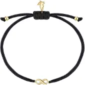 Glanzstücke Pulsera dorado / negro