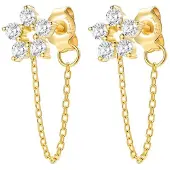Dear Me Pendientes 'Becoming Chain' oro