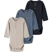 Name it Pijama entero/body beige / azul