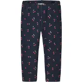 Name it Leggings 'NMFOMER' azul oscuro / caqui / rojo cereza