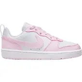 Nike Zapatillas deportivas 'Court Borough' rosa / blanco