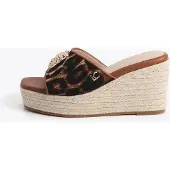 Lola Casademunt Zapatos abiertos marrón claro / marrón oscuro / oro