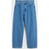 Carhartt WIP - Pantalones - Landon Pant Denim Blue Heavy Stone Wash de Algodón - Talla 31 US - Azul