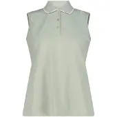 CMP - Women's Polo Sleeveless - Polo size 36, gris