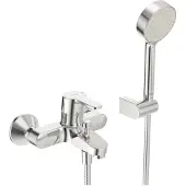 Hansa HANSAPRIMO: Grifo monomando para lavabo, con ducha integrada